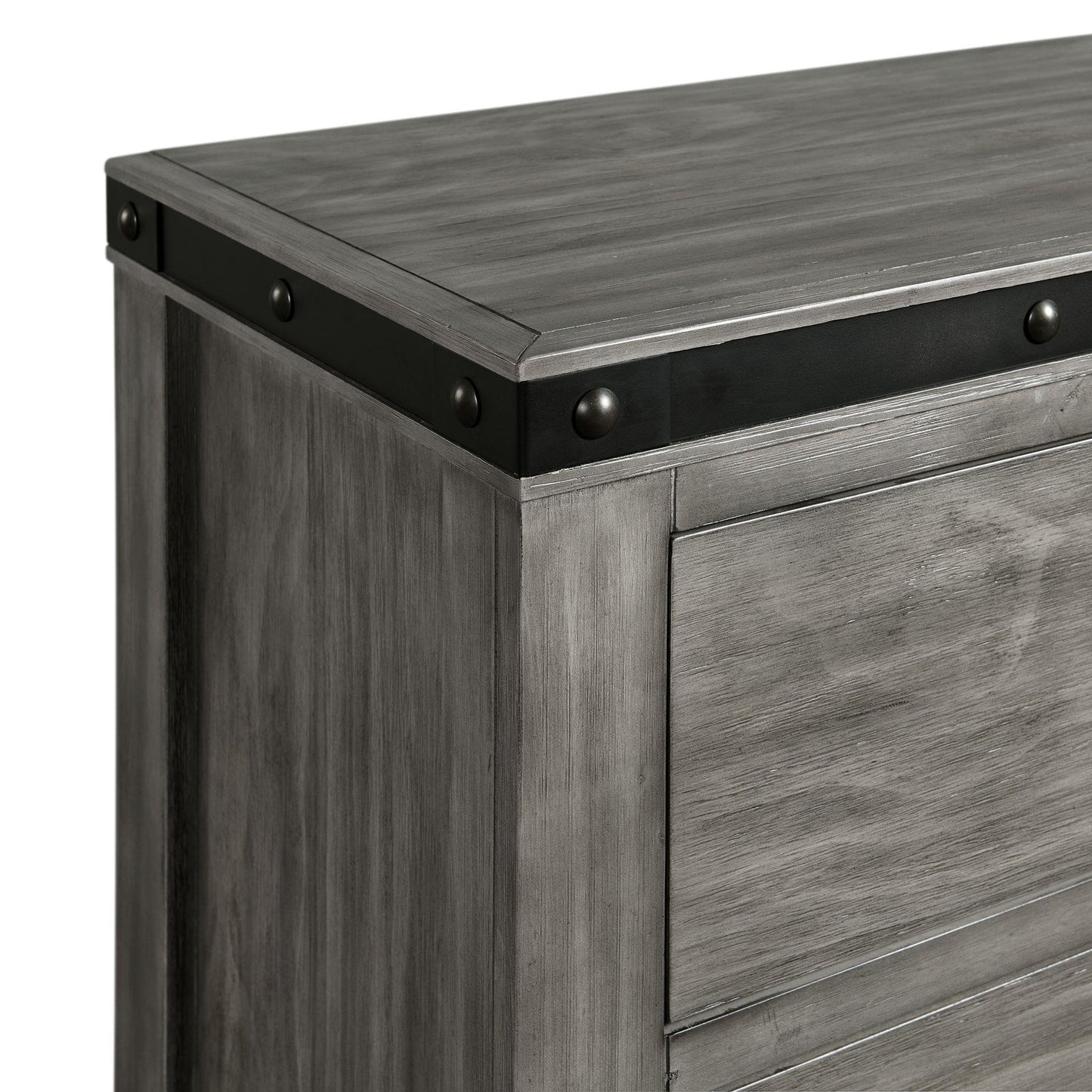Elements International Wade WE650DR Youth Dresser 6 Drawer - American Furniture of Slidell