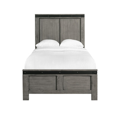 Elements International Wade WE670TB Twin Panel Bed - American Furniture of Slidell
