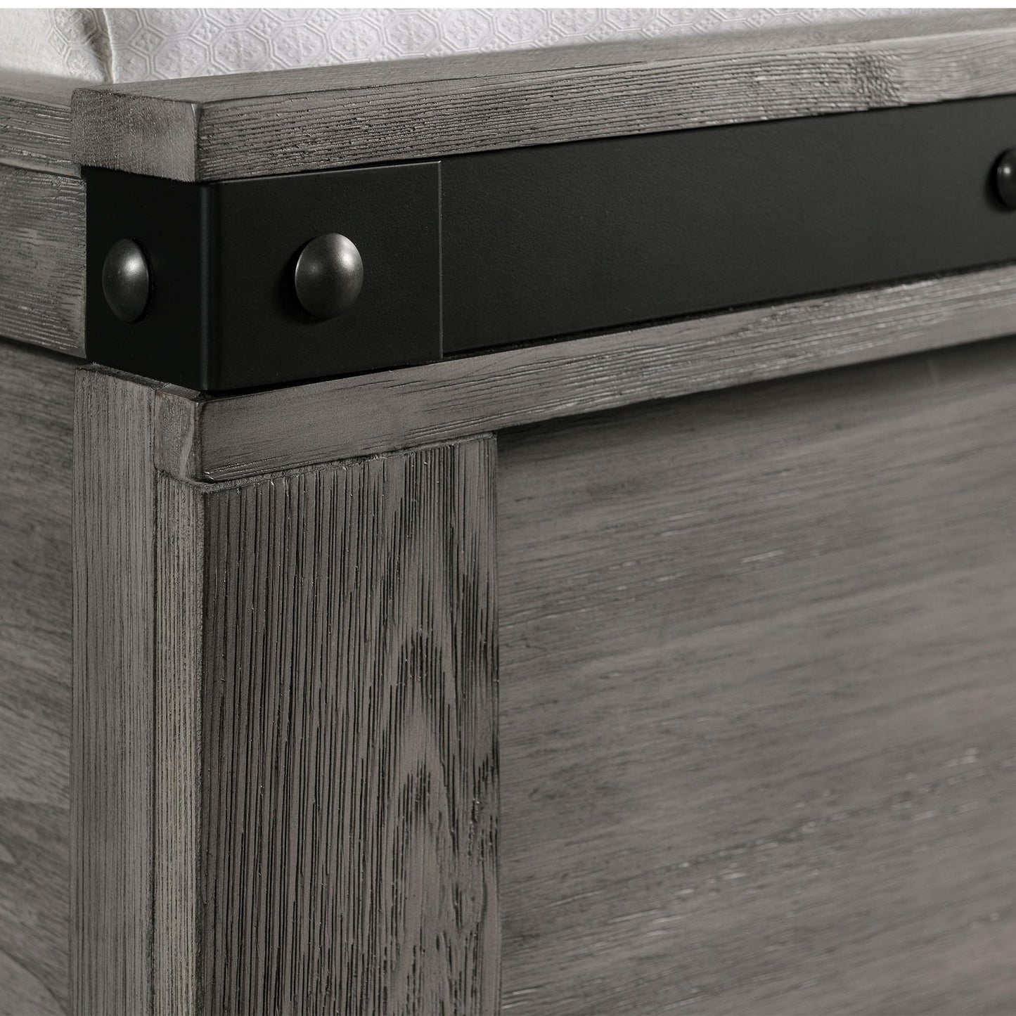 Elements International Wade WE670TB Twin Panel Bed - American Furniture of Slidell