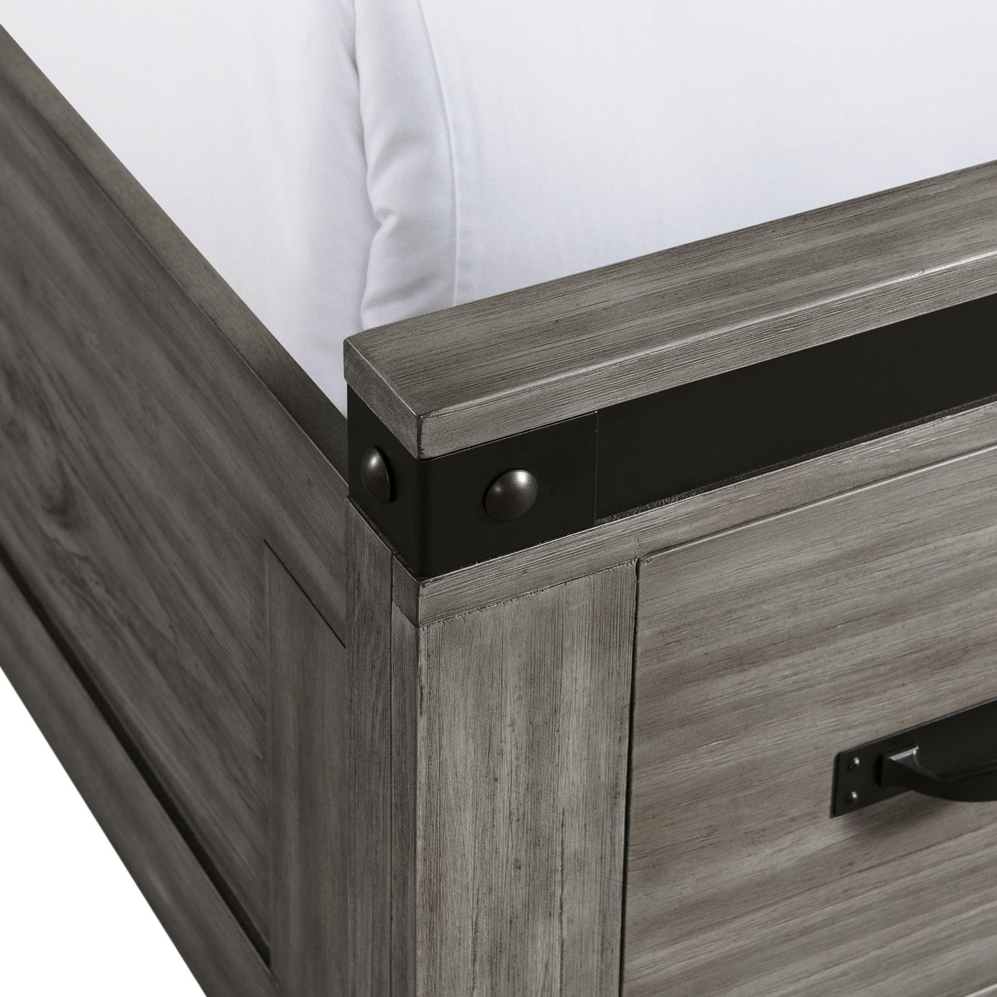 Elements International Wade Youth WE650FB Full Platform Storage Bed - American Furniture of Slidell