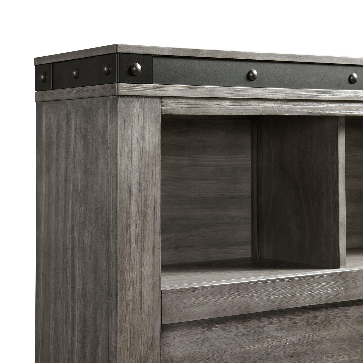 Elements International Wade Youth WE650FB Full Platform Storage Bed - American Furniture of Slidell