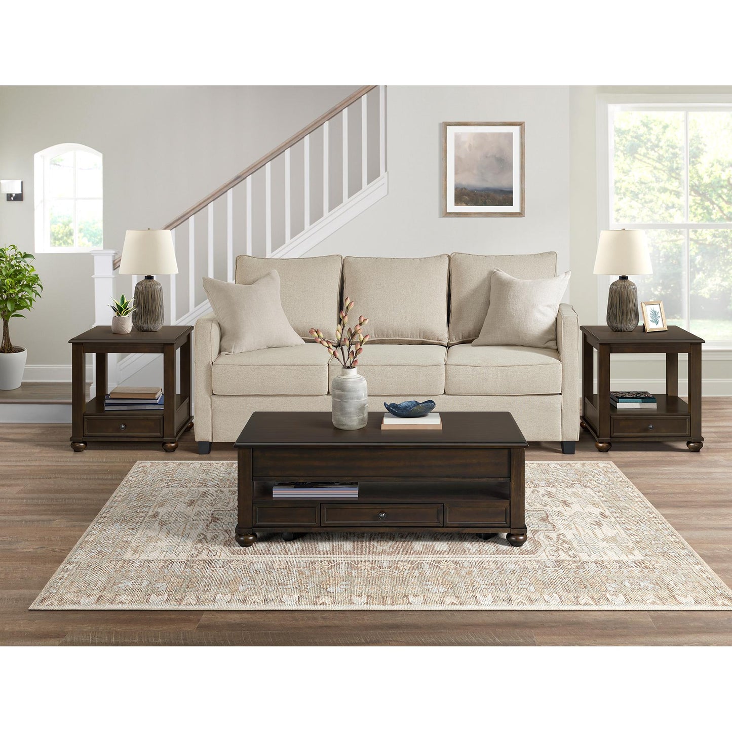 Elements International Wagner T - 15740 - 5 - ET End Table - American Furniture of Slidell