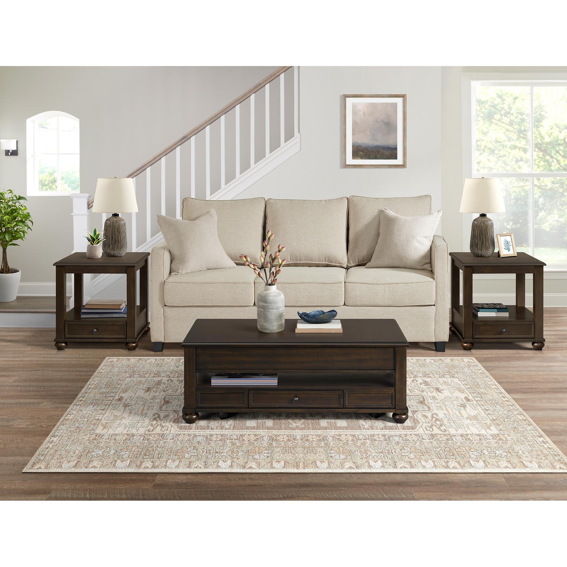 Elements International Wagner T - 15740 - 5 - ET End Table - American Furniture of Slidell