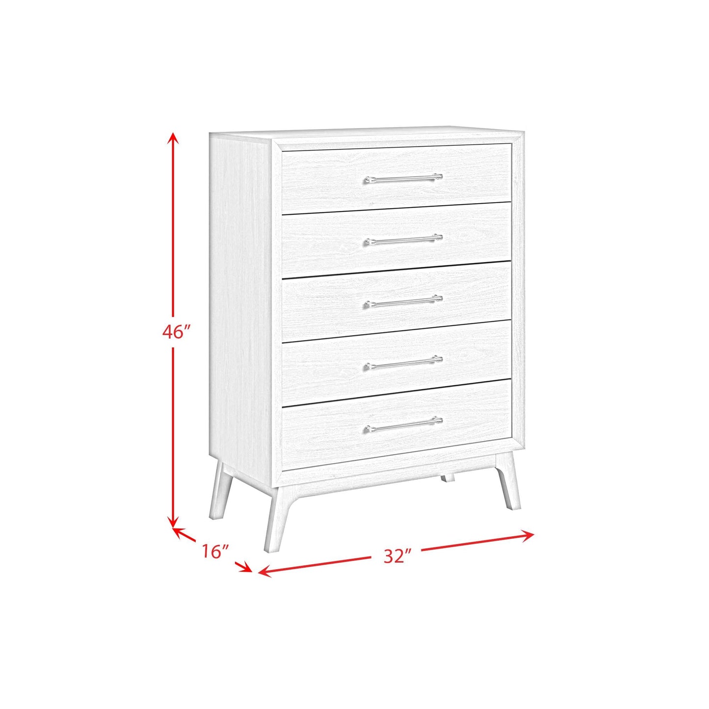 Elements International Westland B - 13000 - 6 - CH 5 - Drawer Chest - American Furniture of Slidell
