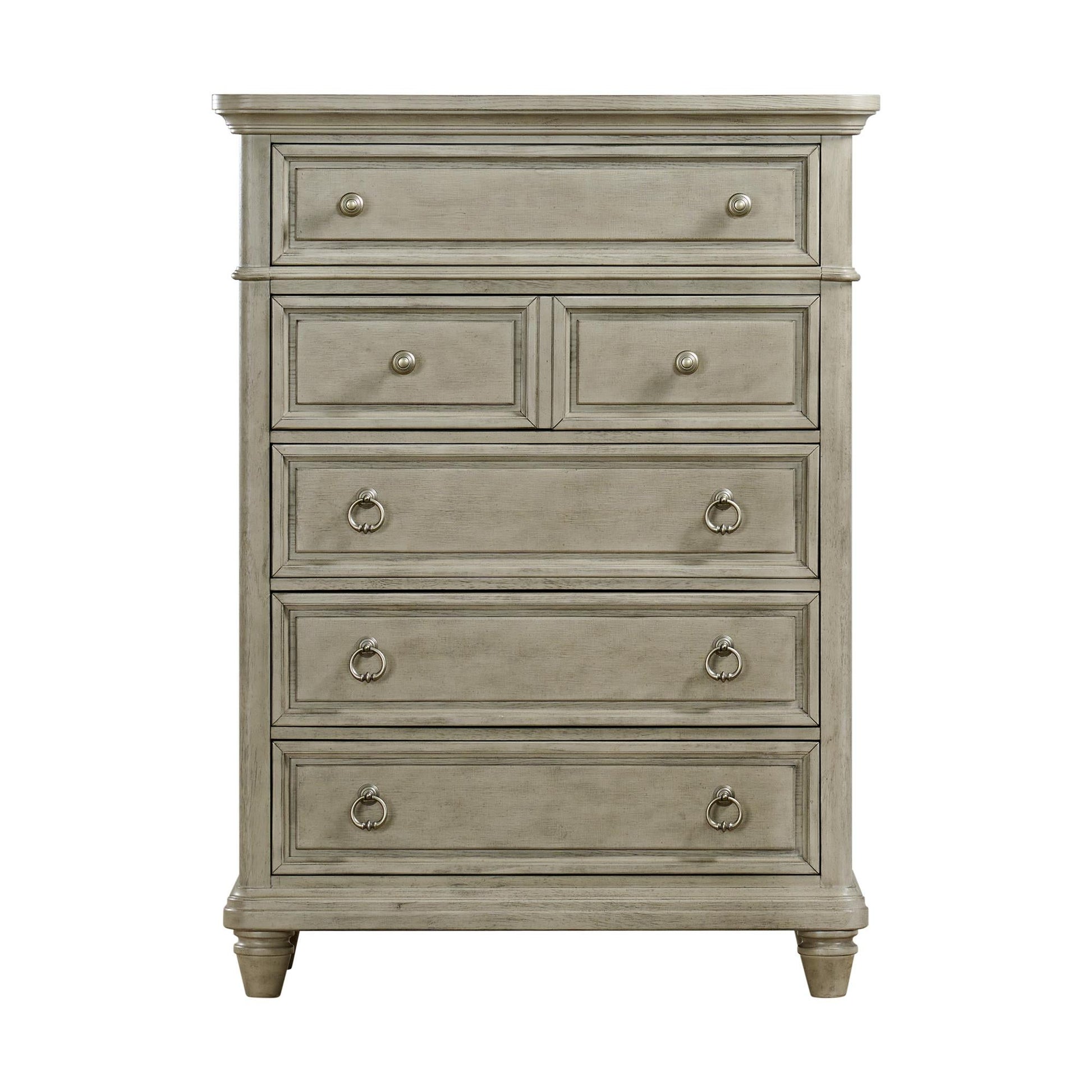 Elements International Whit - Ash B - 11360 - 3 - CH1 5 - Drawer Chest - American Furniture of Slidell