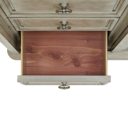 Elements International Whit - Ash B - 11360 - 3 - CH2 5 - Drawer Door Chest - American Furniture of Slidell