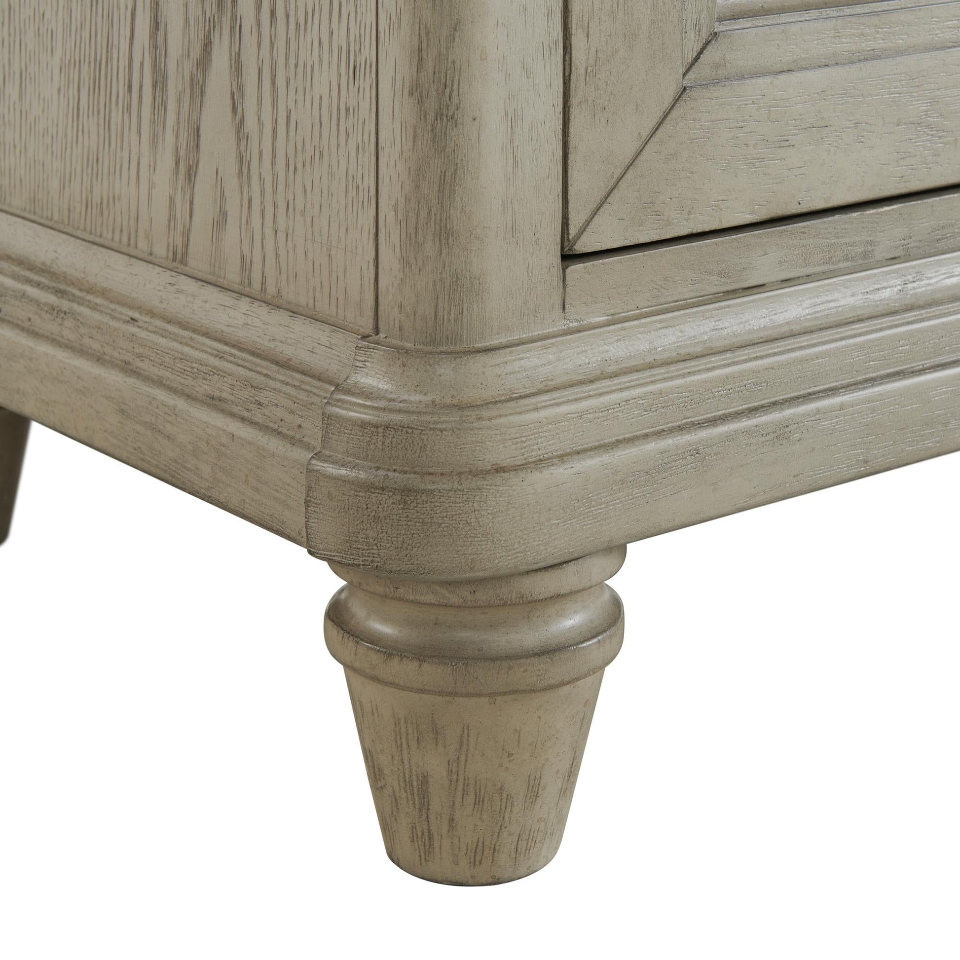 Elements International Whit - Ash B - 11360 - 3 - CH2 5 - Drawer Door Chest - American Furniture of Slidell