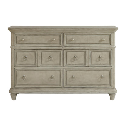 Elements International Whit - Ash B - 11360 - 3 - DR 6 - Drawer Dresser - American Furniture of Slidell