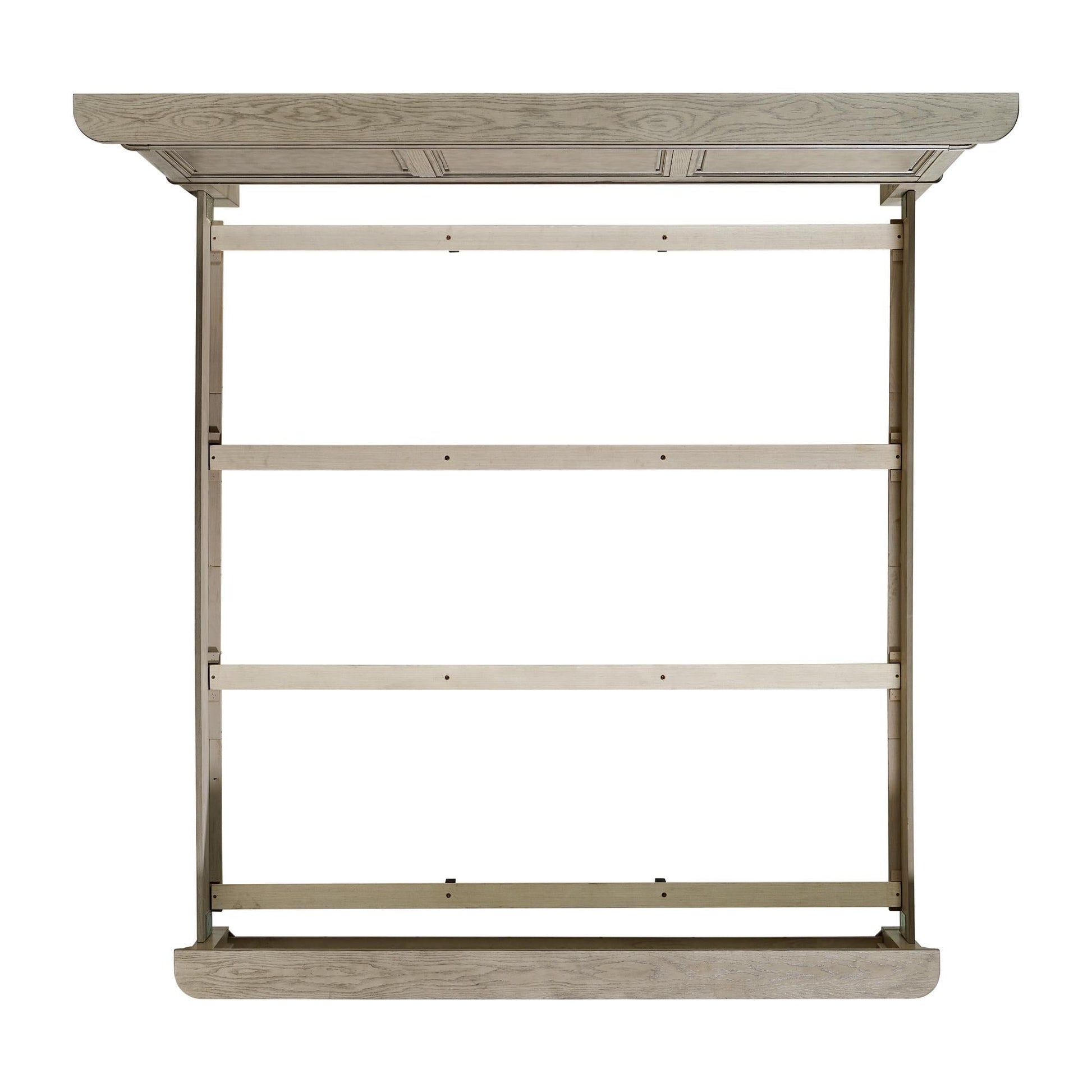 Elements International Whit - Ash B - 11360 - 3 - KB King Panel Bed - American Furniture of Slidell