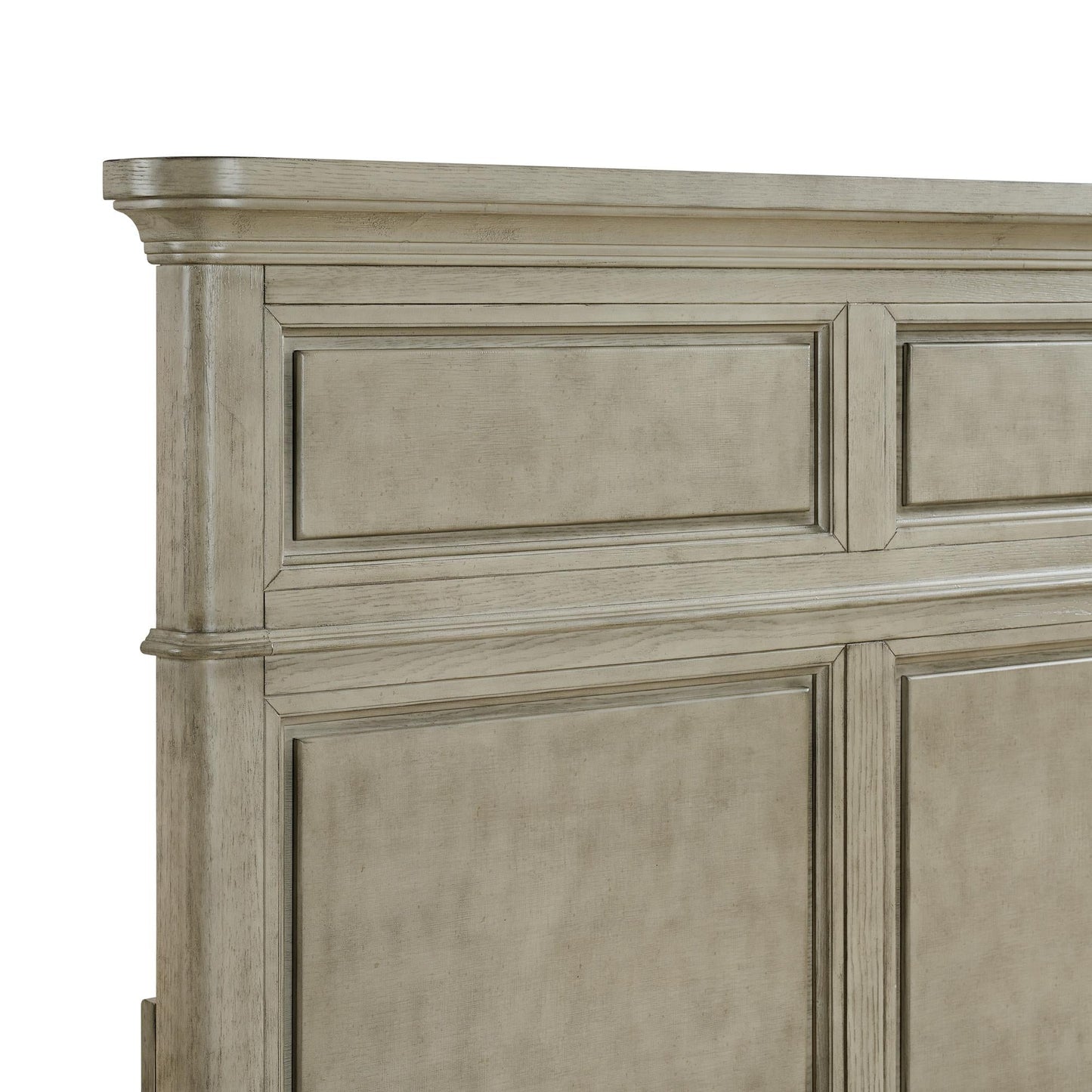 Elements International Whit - Ash B - 11360 - 3 - KB King Panel Bed - American Furniture of Slidell