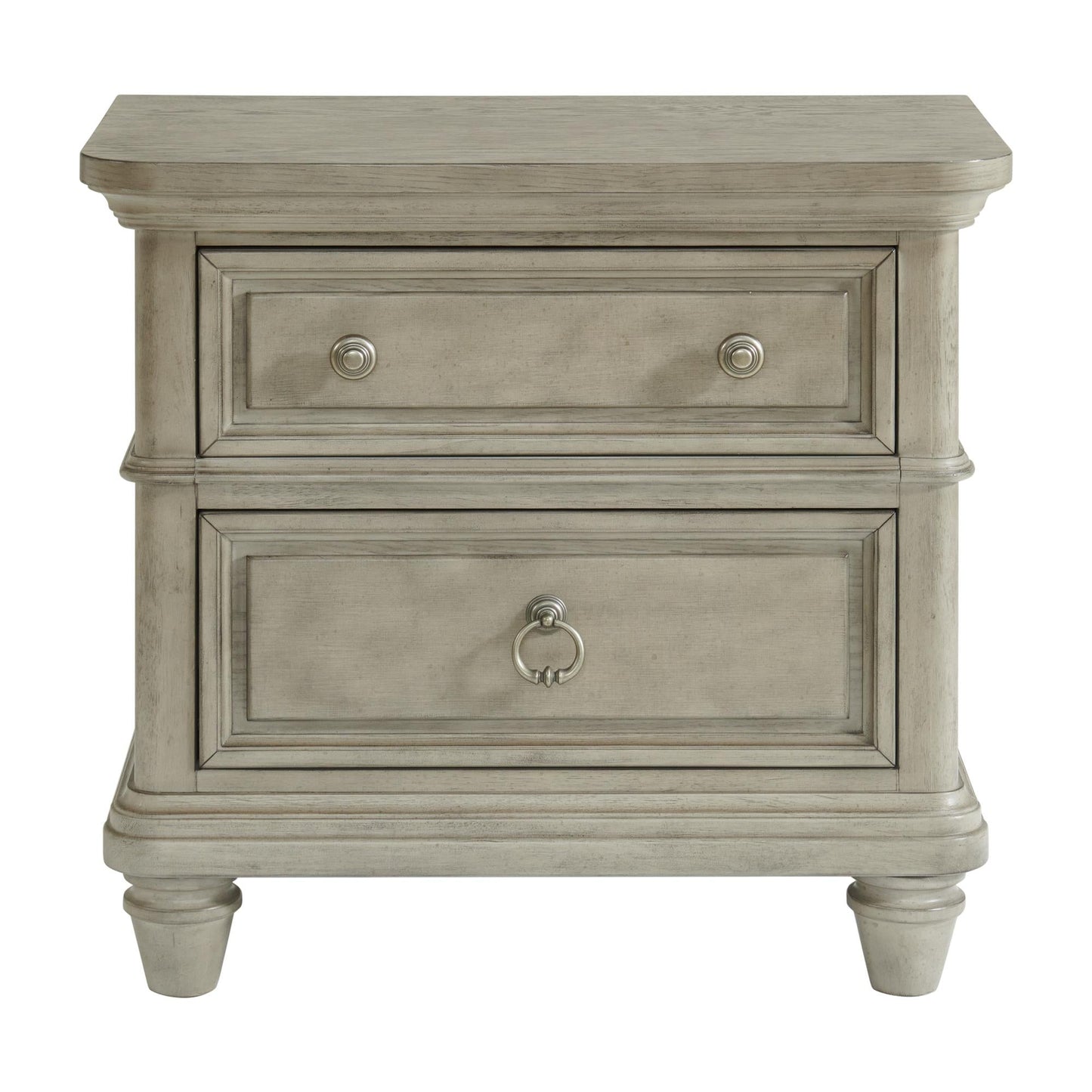 Elements International Whit - Ash B - 11360 - 3 - NS 2 - Drawer Nightstand - American Furniture of Slidell