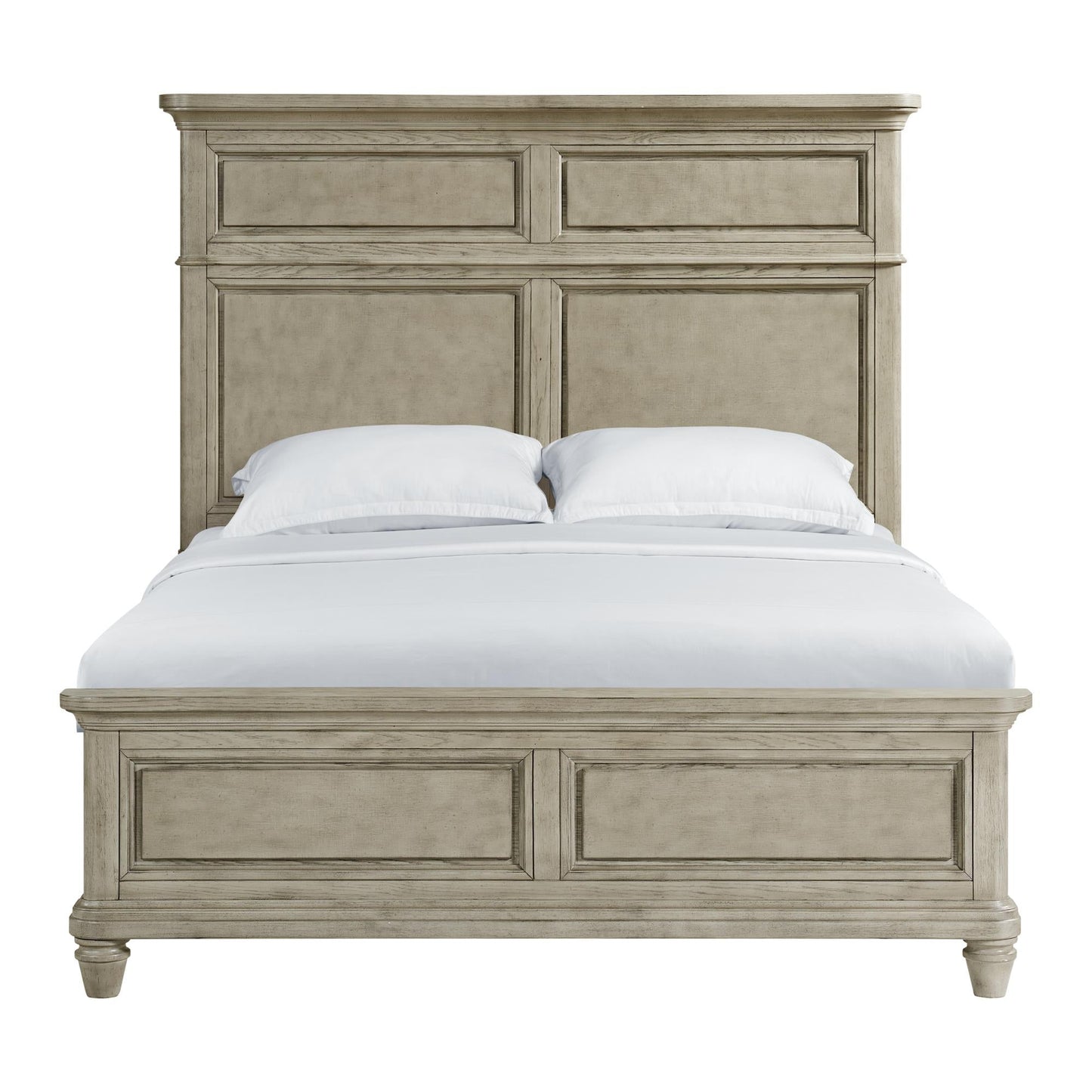 Elements International Whit - Ash B - 11360 - 3 - QB Queen Panel Bed - American Furniture of Slidell