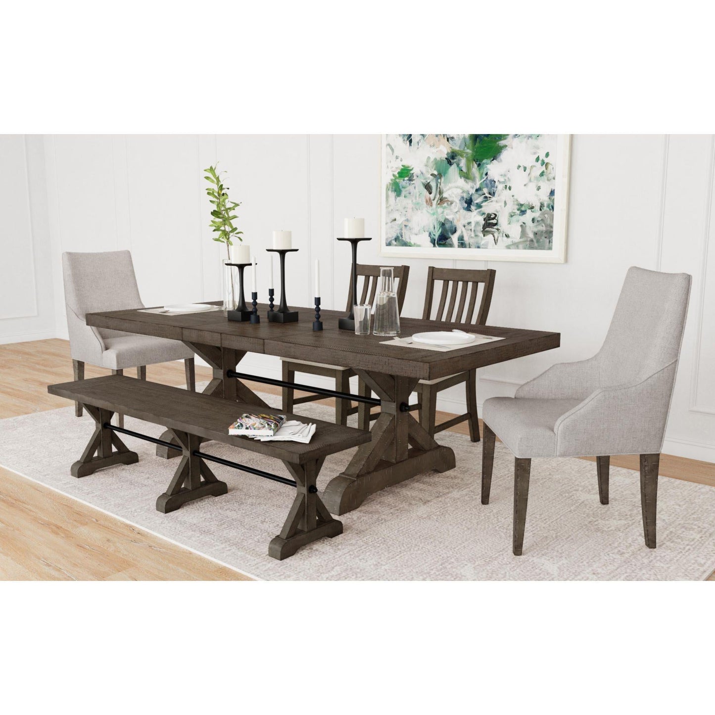Elements International Yellowstone D - 12830 - 3 - AC Dining Host Chair - American Furniture of Slidell