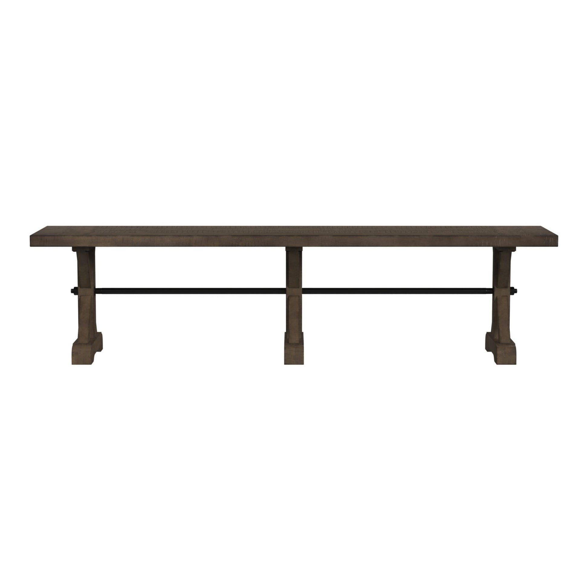 Elements International Yellowstone D - 12830 - 3 - BN Dining Bench - American Furniture of Slidell