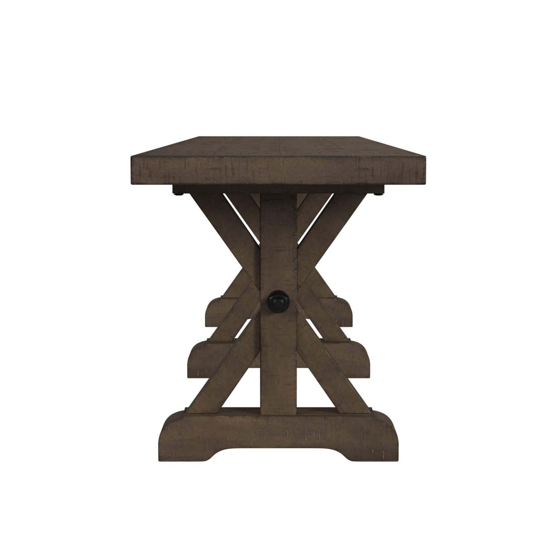 Elements International Yellowstone D - 12830 - 3 - BN Dining Bench - American Furniture of Slidell
