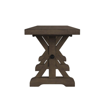 Elements International Yellowstone D - 12830 - 3 - BN Dining Bench - American Furniture of Slidell