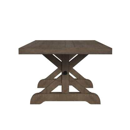 Elements International Yellowstone D - 12830 - 3 - DT Dining Table - American Furniture of Slidell