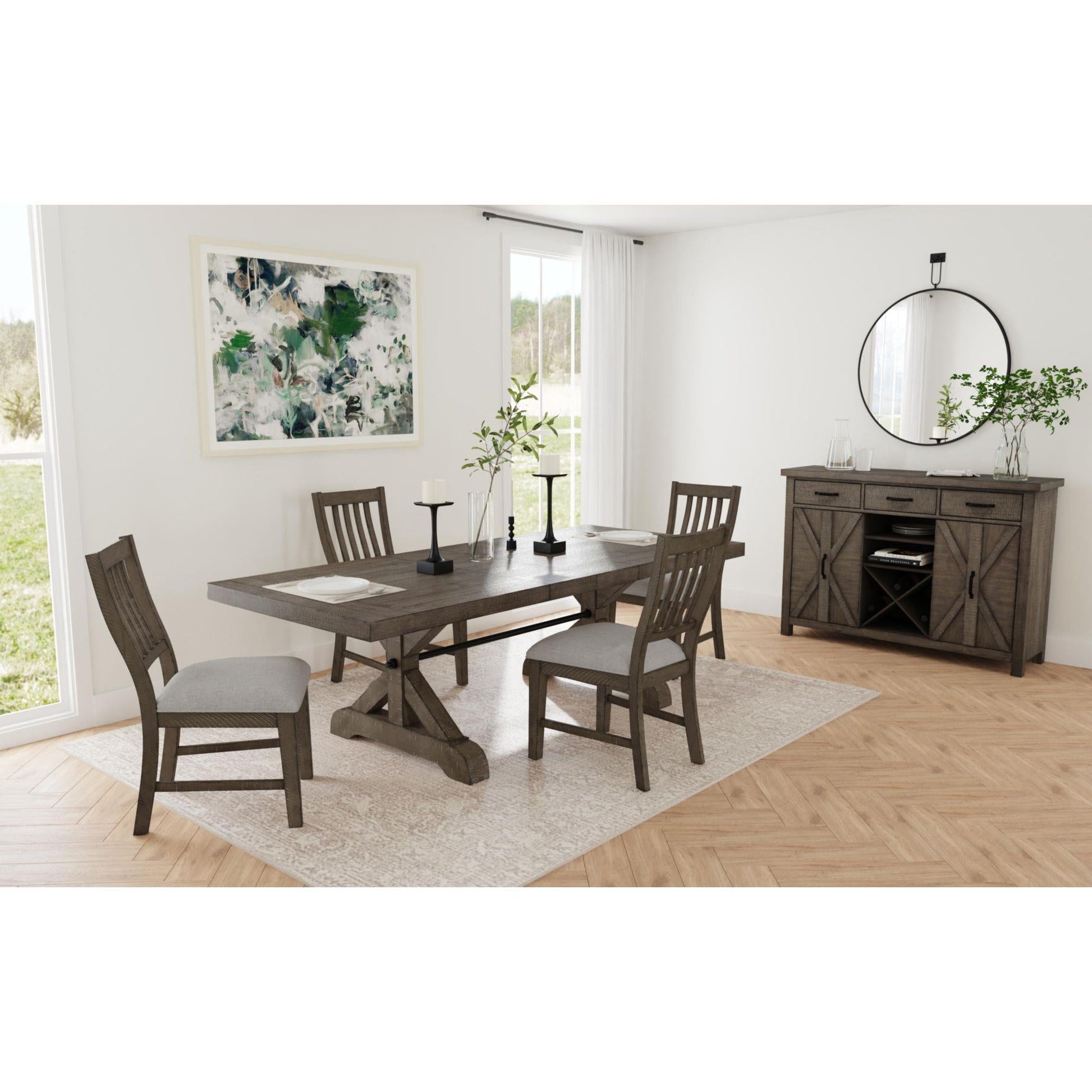 Elements International Yellowstone D - 12830 - 3 - SC Dining Side Chair - American Furniture of Slidell
