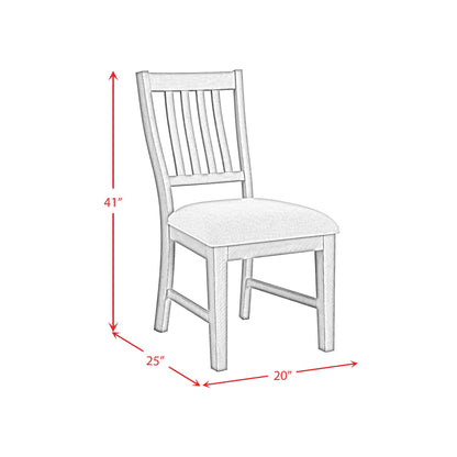 Elements International Yellowstone D - 12830 - 3 - SC Dining Side Chair - American Furniture of Slidell