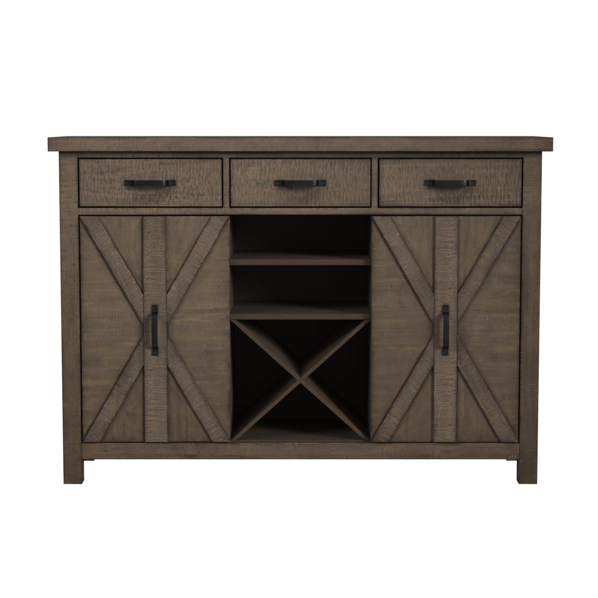 Elements International Yellowstone D - 12830 - 3 - SV Server - American Furniture of Slidell