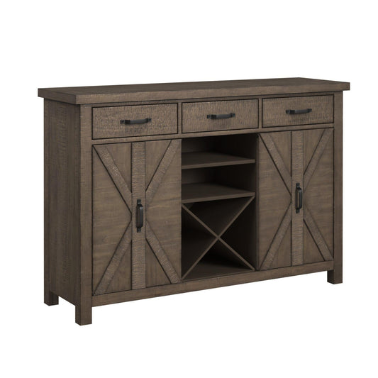 Elements International Yellowstone D - 12830 - 3 - SV Server - American Furniture of Slidell