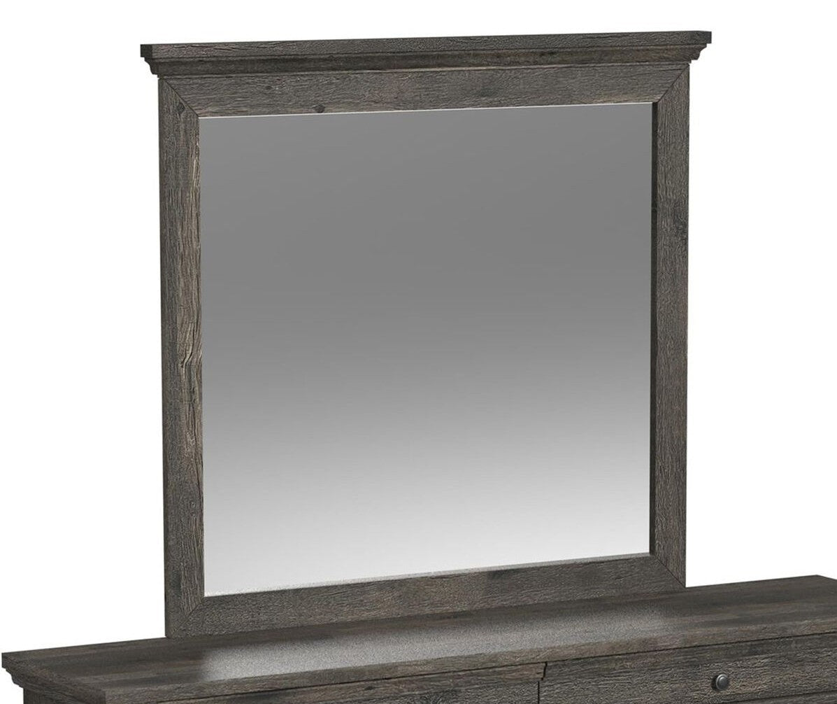 Elements - Park Ridge Mirror - Charcoal - American Furniture of Slidell