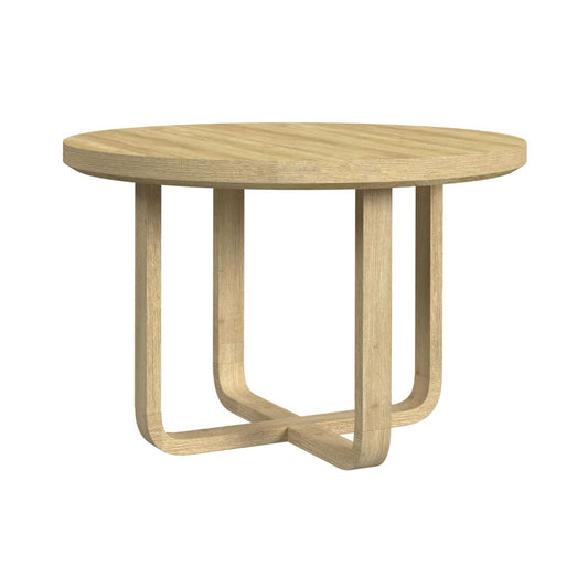 Elements - Ridgemont Round Dining Table and 4 chairs - Natural - American Furniture of Slidell