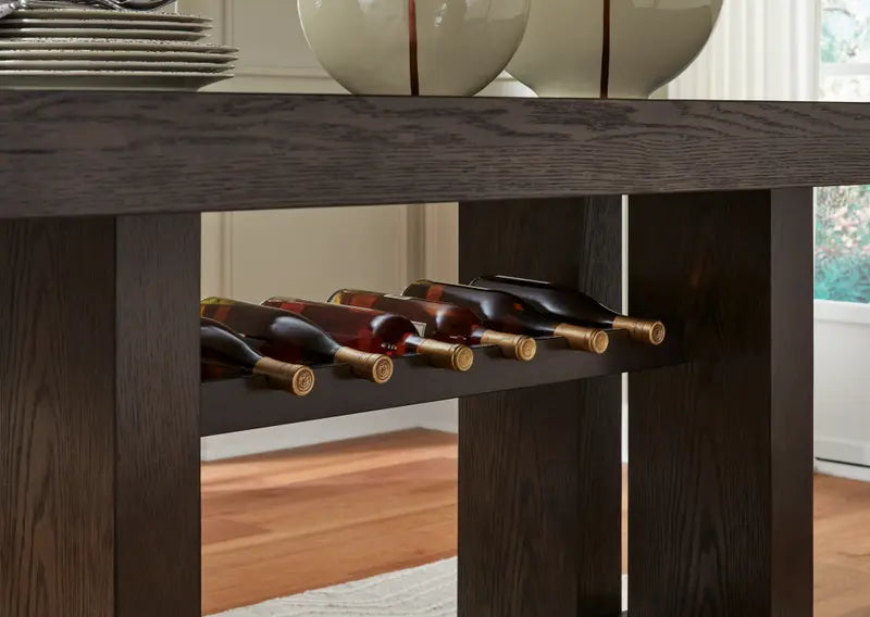 Signature Design by Ashley Burkhaus D984D5 - 5 pc Counter Height Dining Set Signature Design by Ashley
