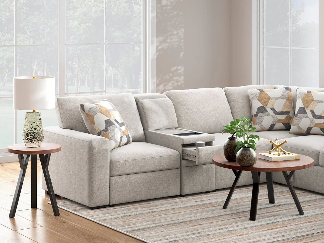 Higgesbee Flannel 5 Piece Sectional PC67305 - American Furniture of Slidell