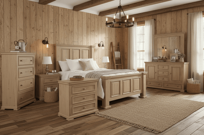 Nina KingBed, Dresser/Chest in Latte - American Furniture of Slidell