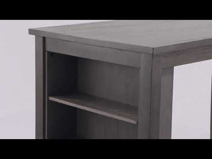  Signature Design by Ashley Caitbrook Counter Height Dining Table with Trestle Base D388-13 EXTERNAL_VIDEO 1