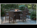 Signature Design by Ashley Paradise Trail P750-665 Square Bar Table with Fire Pit EXTERNAL_VIDEO 1