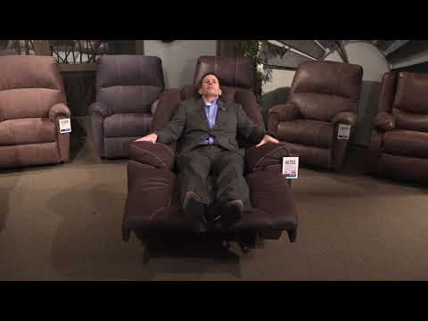 Signature Design by Ashley Warrior Fortress Rocker Leather Look Recliner 4670125 EXTERNAL_VIDEO 1