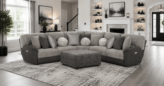 Rendezvous 274 - 5 PC Power Reclining Sectional - American Furniture of Slidell