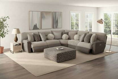 Rendezvous 274 - 5 PC Power Reclining Sectional - American Furniture of Slidell