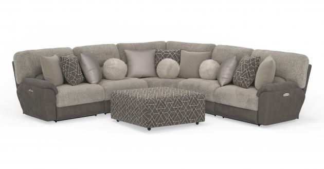 Rendezvous 274 - 5 PC Power Reclining Sectional - American Furniture of Slidell