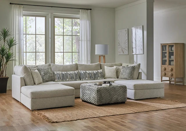 BH2880-18(x3)Corner chair/44 armless chair(x2) 5 pc Jameson Ecru Sectional