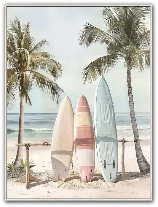 SC3136 ''Surfside'' Hand - painted Canvas in Frame 2x32x48 - American Furniture of Slidell