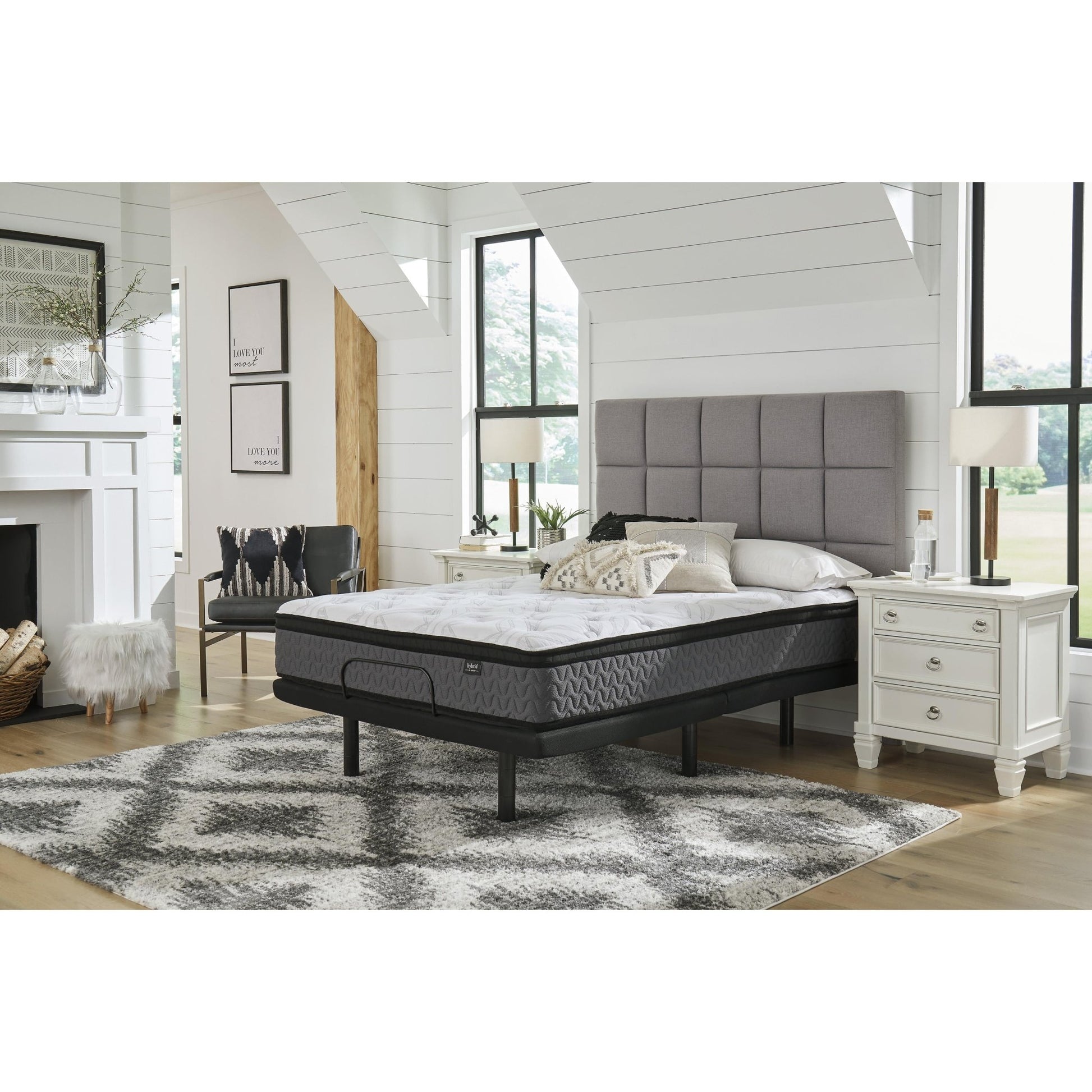 Sierra Sleep 12 Inch Pocketed Hybrid M59021 Full Mattress - American Furniture of Slidell