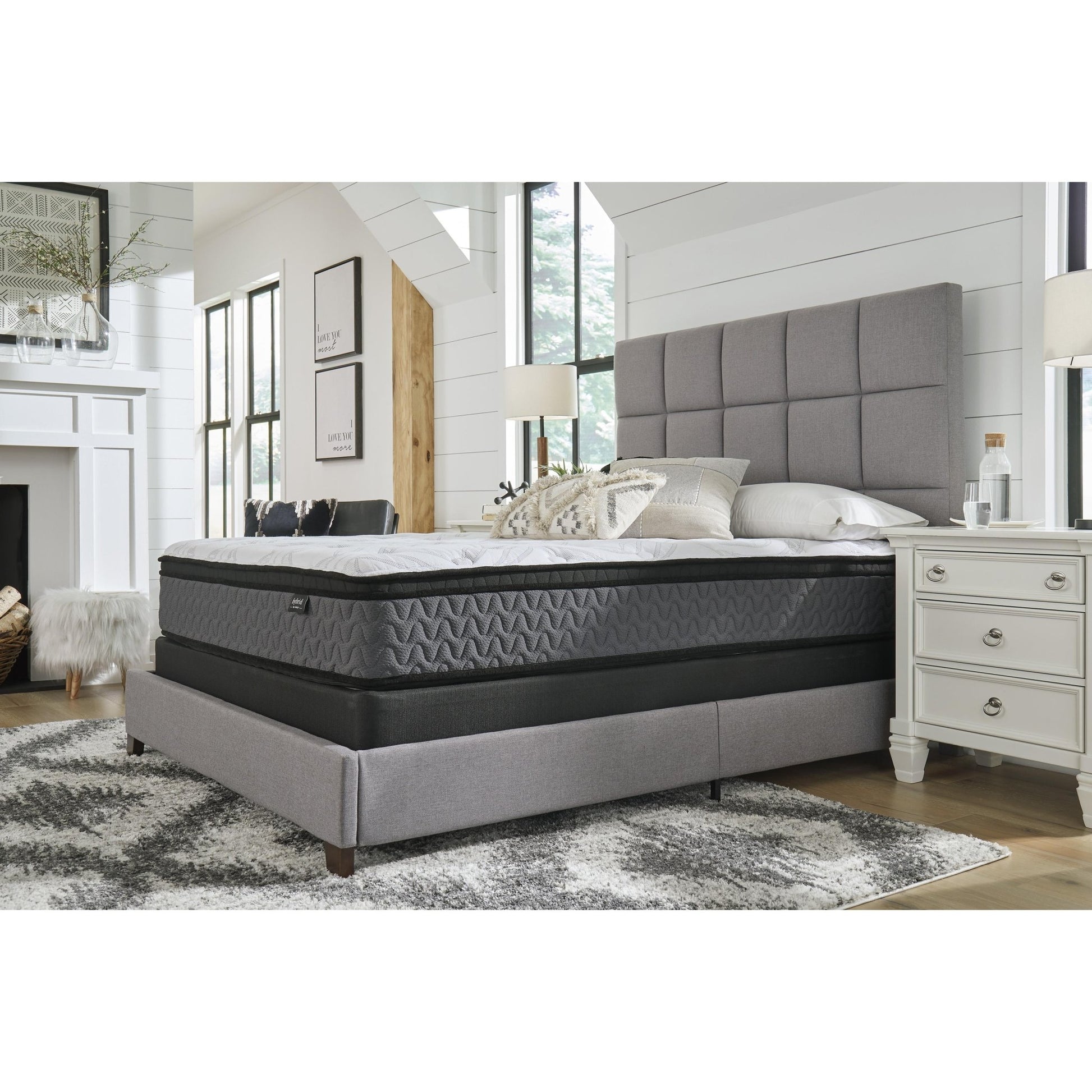 Sierra Sleep 12 Inch Pocketed Hybrid M59021 Full Mattress - American Furniture of Slidell