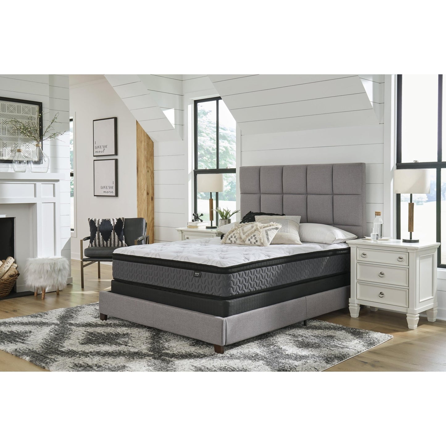 Sierra Sleep 12 Inch Pocketed Hybrid M59021 Full Mattress - American Furniture of Slidell