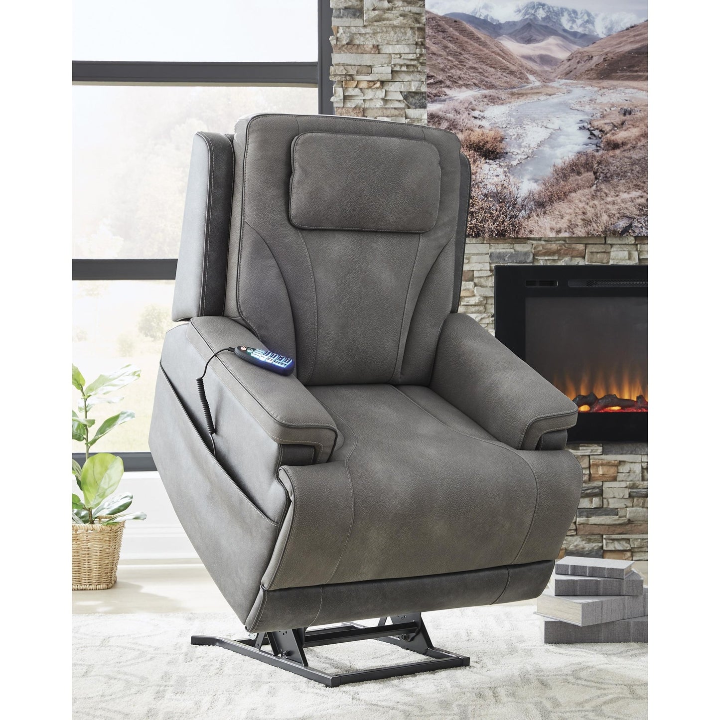 Signature Design by Ashley 4Z - Peaceful Pause PC1210412 Power Lift Recliner - American Furniture of Slidell