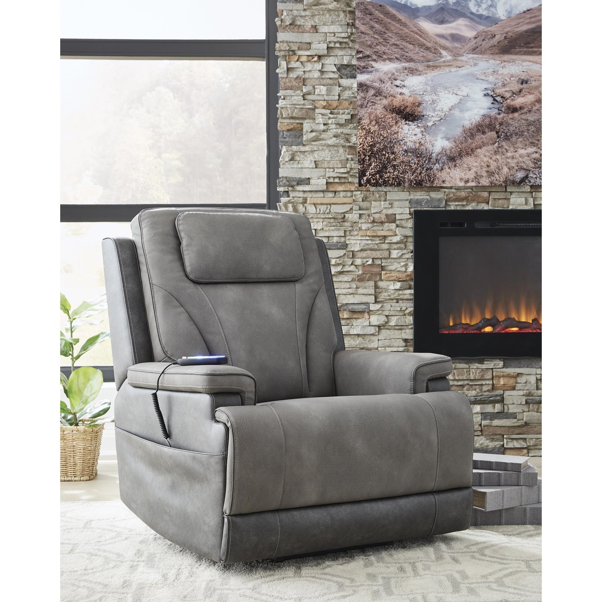 Signature Design by Ashley 4Z - Peaceful Pause PC1210412 Power Lift Recliner - American Furniture of Slidell