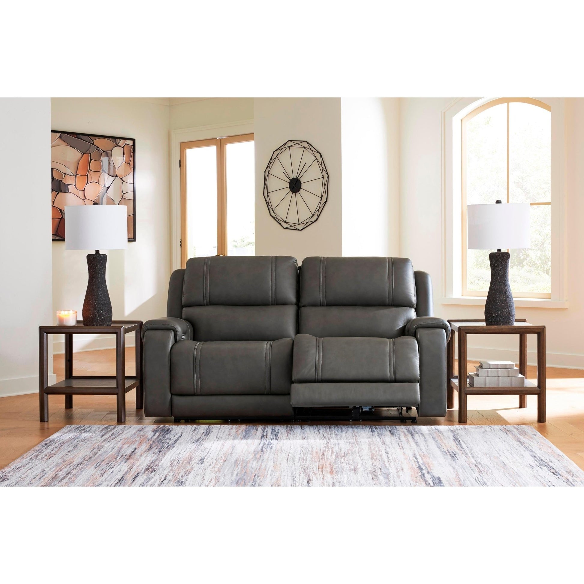 Signature Design by Ashley 5Z - Pittson PCU12600S1 2 pc Power Reclining Sectional Loveseat - American Furniture of Slidell