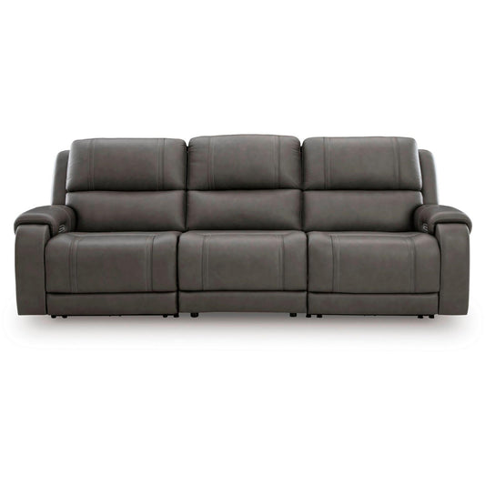 Signature Design by Ashley 5Z - Pittson PCU12600S3 3 pc Power Sectional Reclining Sofa - American Furniture of Slidell