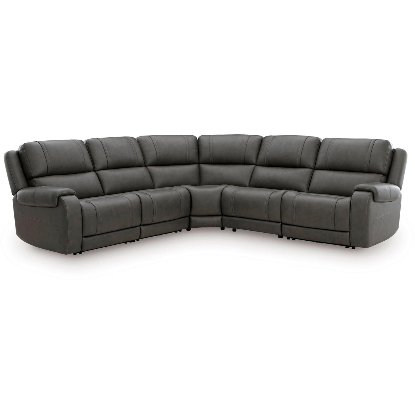 Signature Design by Ashley 5Z - Pittson PCU12600S4 5 pc Power Reclining Sectional - American Furniture of Slidell