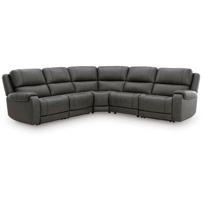 Signature Design by Ashley 5Z - Pittson PCU12600S4 5 pc Power Reclining Sectional - American Furniture of Slidell