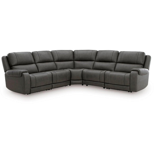 Signature Design by Ashley 5Z - Pittson PCU12600S4 5 pc Power Reclining Sectional - American Furniture of Slidell
