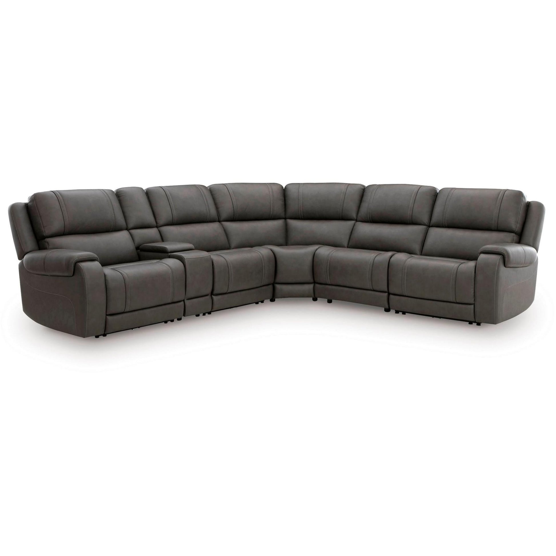 Signature Design by Ashley 5Z - Pittson PCU12600S5 6 pc Power Reclining Sectional - American Furniture of Slidell