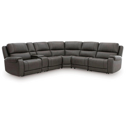 Signature Design by Ashley 5Z - Pittson PCU12600S5 6 pc Power Reclining Sectional - American Furniture of Slidell